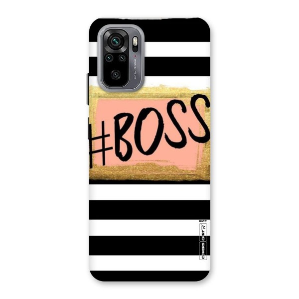 Boss Stripes Back Case for Redmi Note 10