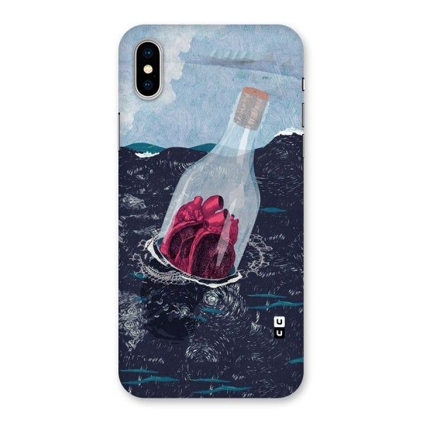 Bottle Heart Back Case for iPhone X