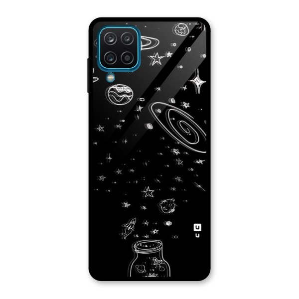 Bottle Of Stars Glass Back Case for Galaxy A12