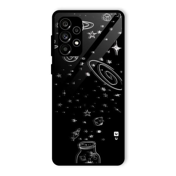 Bottle Of Stars Glass Back Case for Galaxy A73 5G