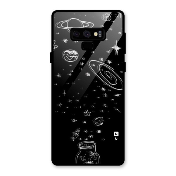 Bottle Of Stars Glass Back Case for Galaxy Note 9