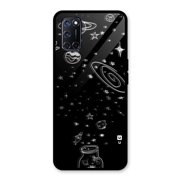 Bottle Of Stars Glass Back Case for Oppo A52