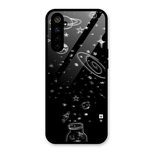 Bottle Of Stars Glass Back Case for Realme 6