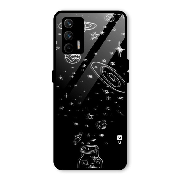 Bottle Of Stars Glass Back Case for Realme X7 Max