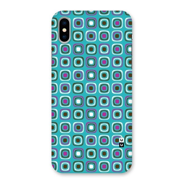 Boxes Tiny Pattern Back Case for iPhone X