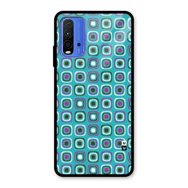 Boxes Tiny Pattern Glass Back Case for Redmi 9 Power
