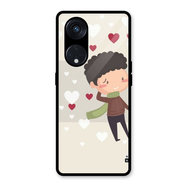 Boy in love Glass Back Case for Reno8 T 5G