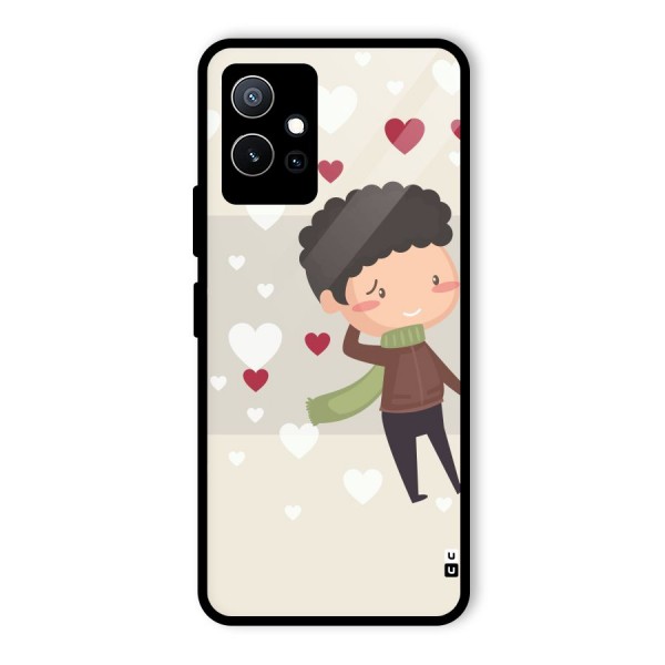 Boy in love Glass Back Case for Vivo iQOO Z6