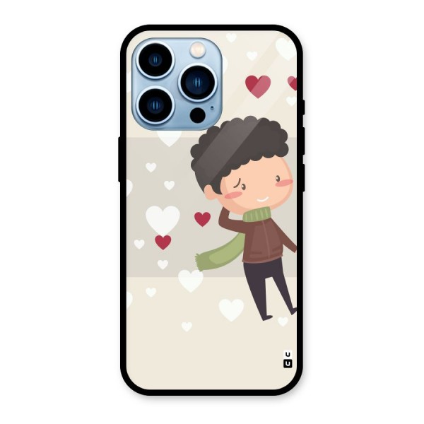 Boy in love Glass Back Case for iPhone 13 Pro