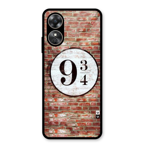 Brick Bang Glass Back Case for Oppo A17