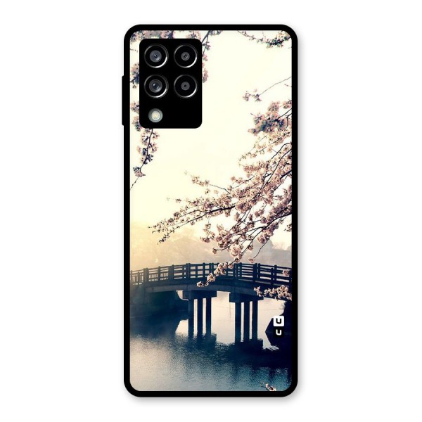 Bridge Blossom Glass Back Case for Galaxy M53 5G