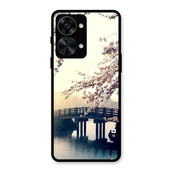 Bridge Blossom Glass Back Case for OnePlus Nord 2T