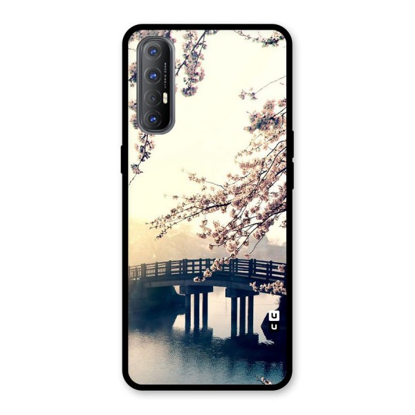 Bridge Blossom Glass Back Case for Oppo Reno3 Pro