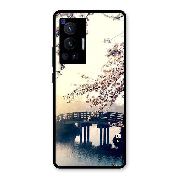 Bridge Blossom Glass Back Case for Vivo X70 Pro