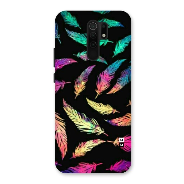 Bright Feathers Back Case for Redmi 9 Prime