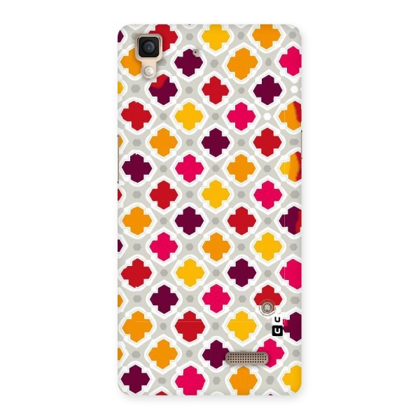 Bright Pattern Back Case for Oppo R7