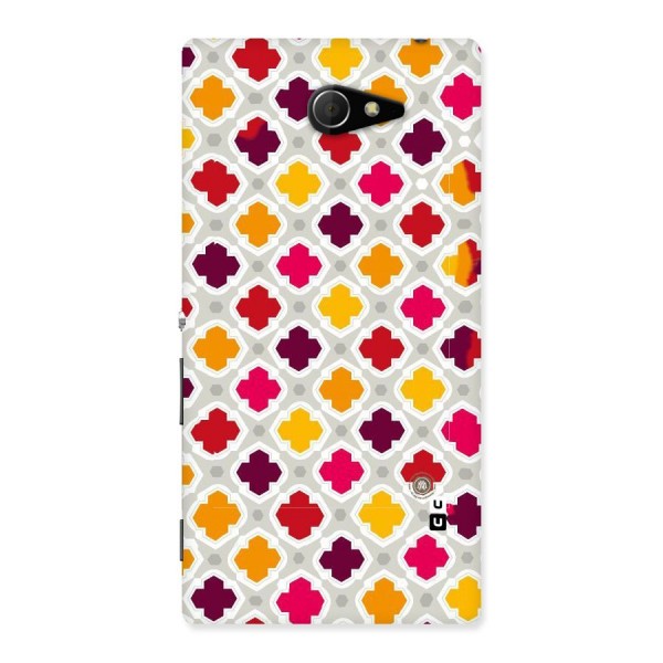 Bright Pattern Back Case for Sony Xperia M2