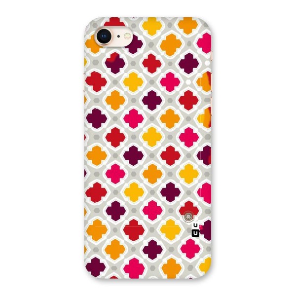 Bright Pattern Back Case for iPhone 8