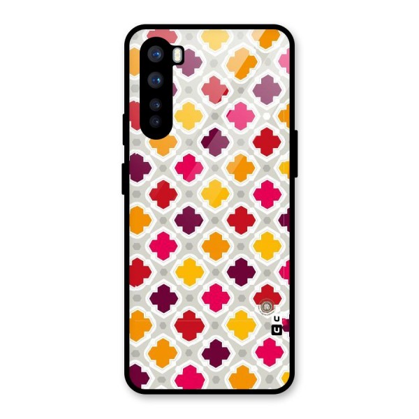 Bright Pattern Glass Back Case for OnePlus Nord