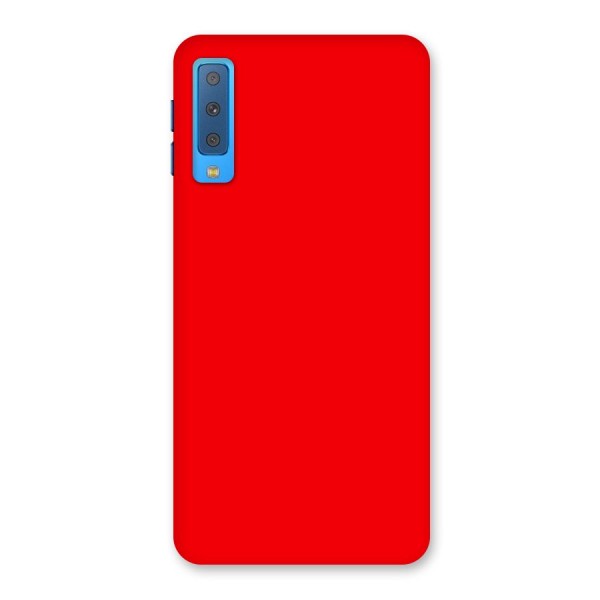 Bright Red Back Case for Galaxy A7 (2018)