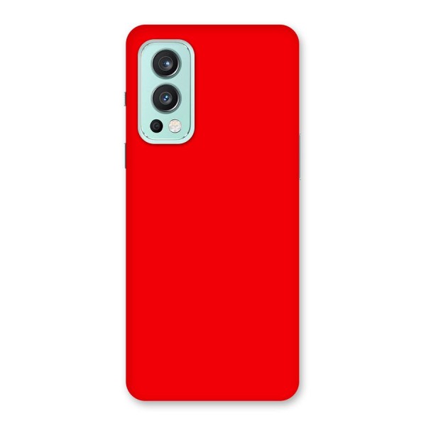 Bright Red Back Case for OnePlus Nord 2 5G