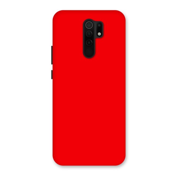 Bright Red Back Case for Redmi 9 Prime