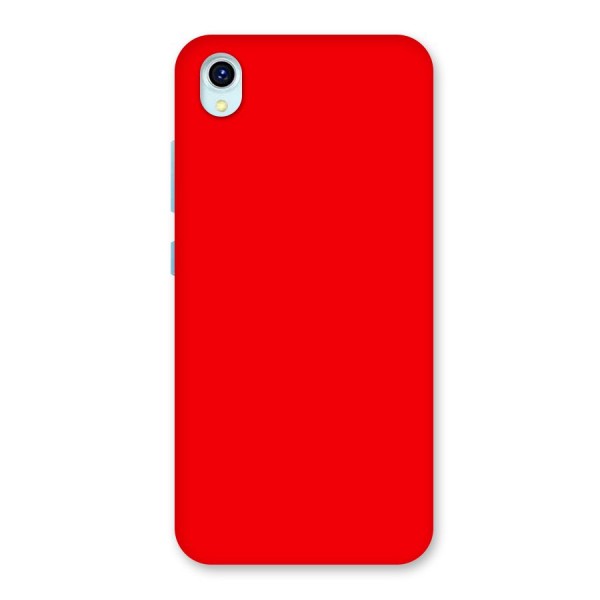 Bright Red Back Case for Vivo Y1s