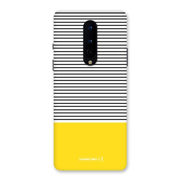 Bright Yellow Stripes Back Case for OnePlus 8