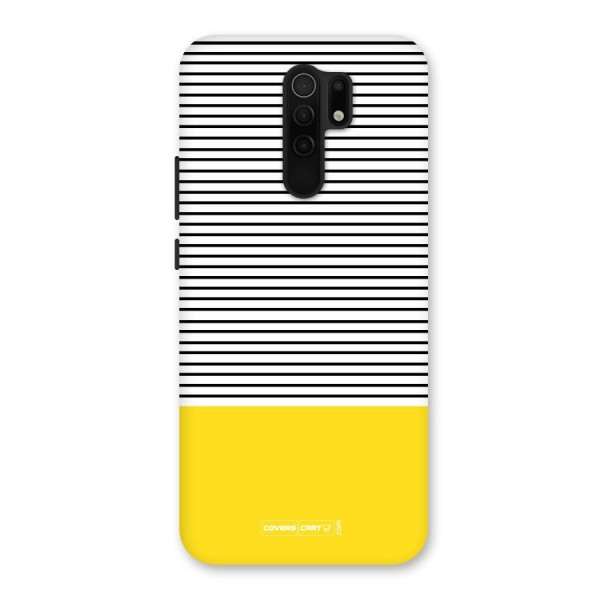 Bright Yellow Stripes Back Case for Redmi 9 Prime