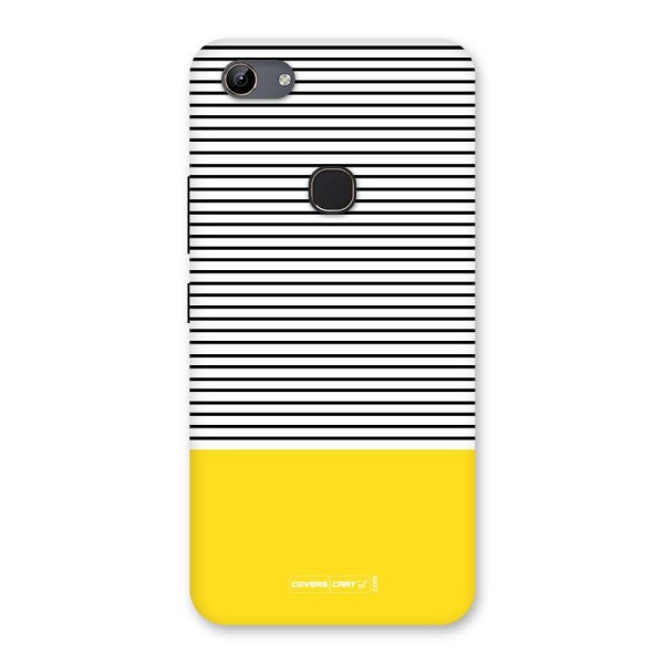 Bright Yellow Stripes Back Case for Vivo Y81