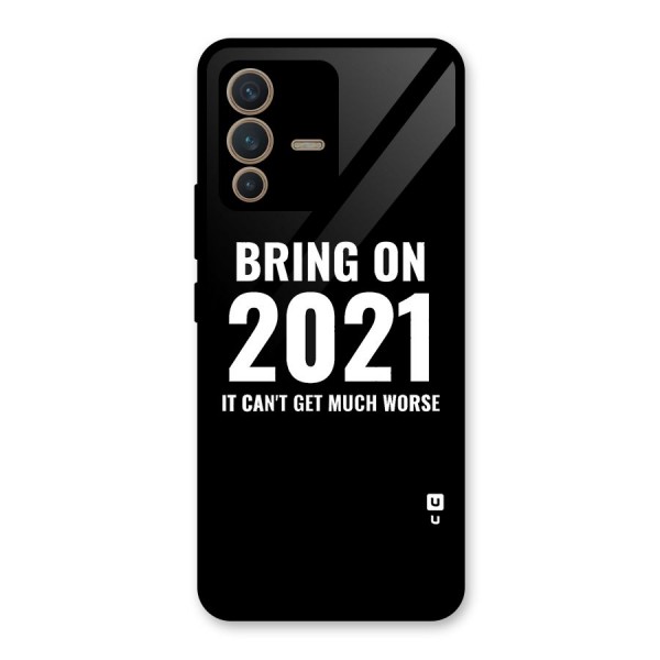 Bring On 2021 Glass Back Case for Vivo V23 5G