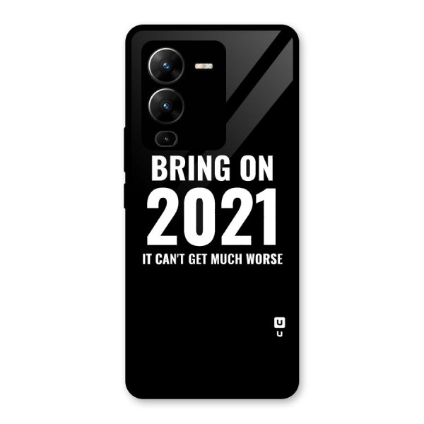 Bring On 2021 Glass Back Case for Vivo V25 Pro