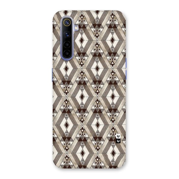 Brown Abstract Design Back Case for Realme 6