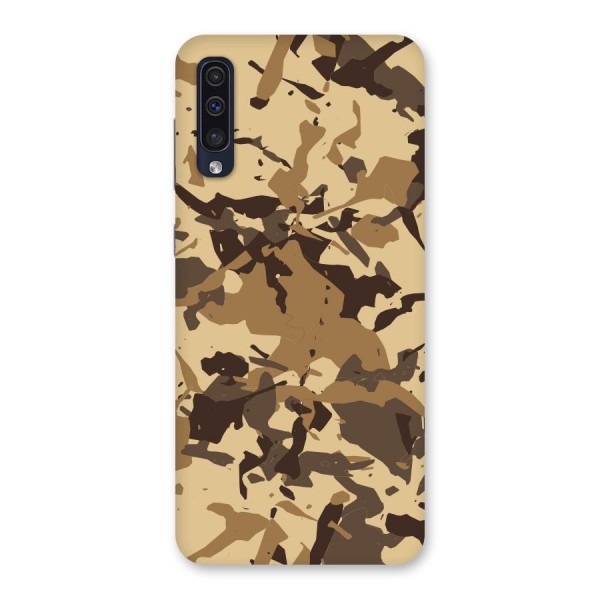 Brown Camouflage Army Back Case for Galaxy A50