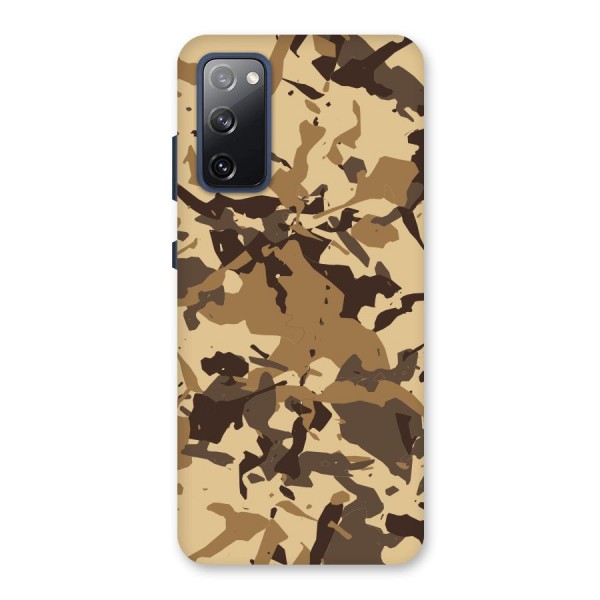 Brown Camouflage Army Back Case for Galaxy S20 FE