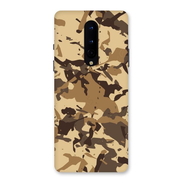 Brown Camouflage Army Back Case for OnePlus 8