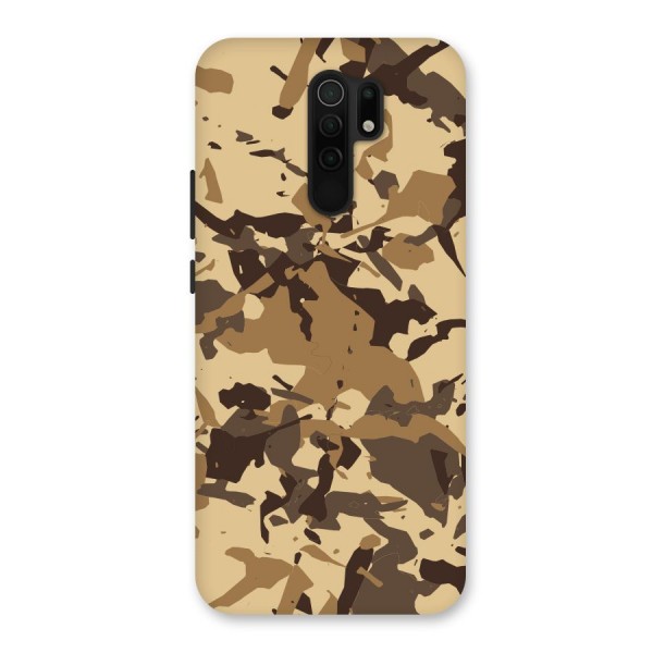 Brown Camouflage Army Back Case for Redmi 9 Prime