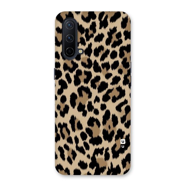 Brown Leapord Print Back Case for OnePlus Nord CE 5G