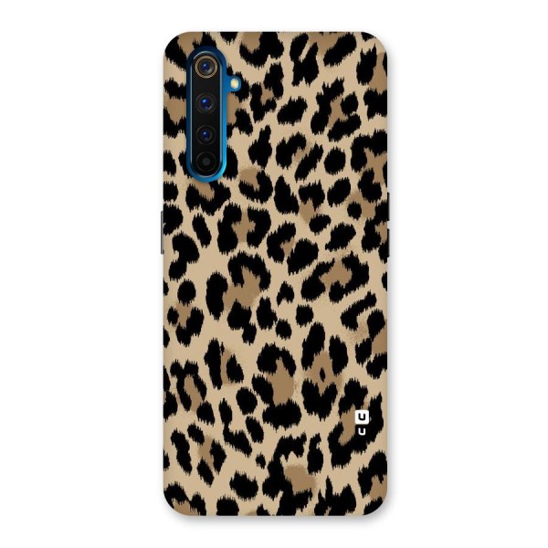 Brown Leapord Print Back Case for Realme 6 Pro