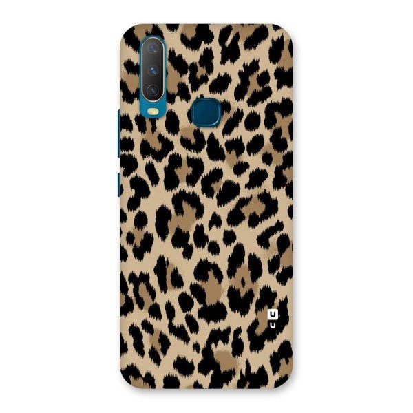 Brown Leapord Print Back Case for Vivo Y12