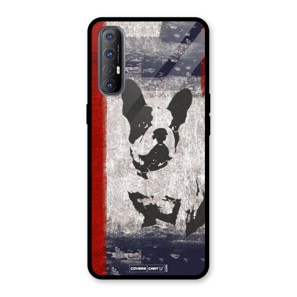 Bull Dog Glass Back Case for Oppo Reno3 Pro