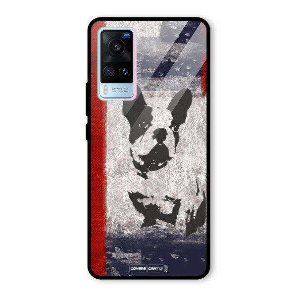 Bull Dog Glass Back Case for Vivo X60