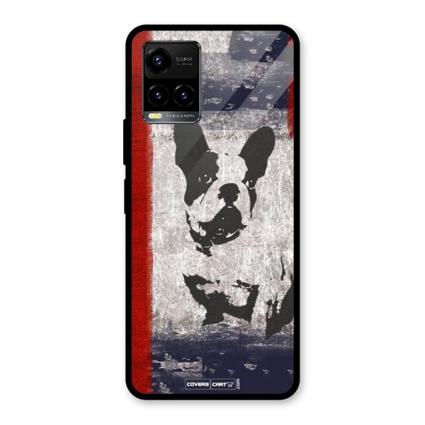 Bull Dog Glass Back Case for Vivo Y21 2021