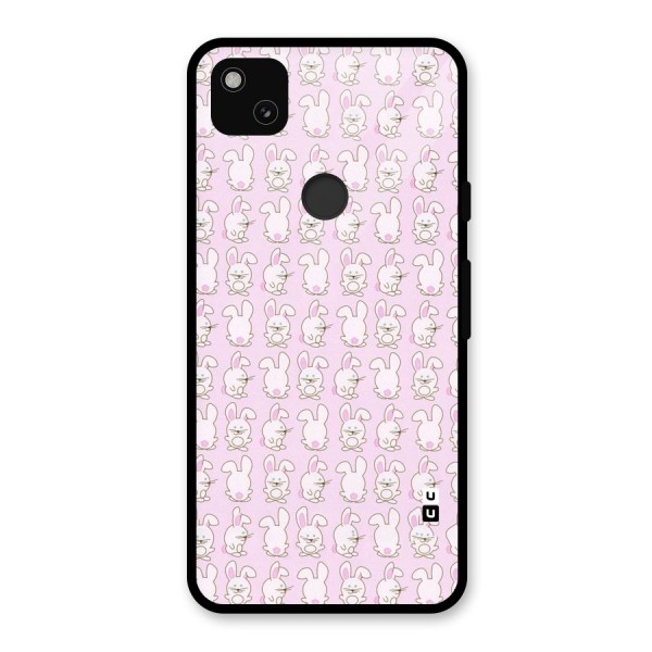 Bunny Cute Glass Back Case for Google Pixel 4a