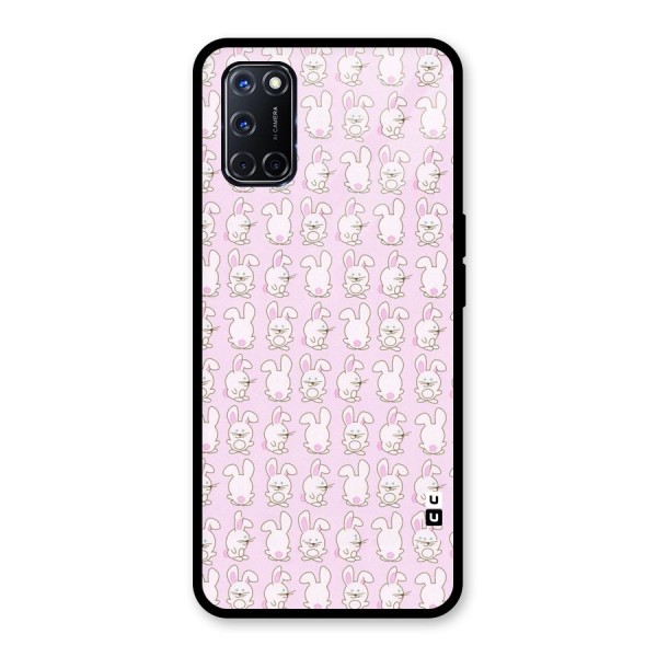 Bunny Cute Glass Back Case for Oppo A52