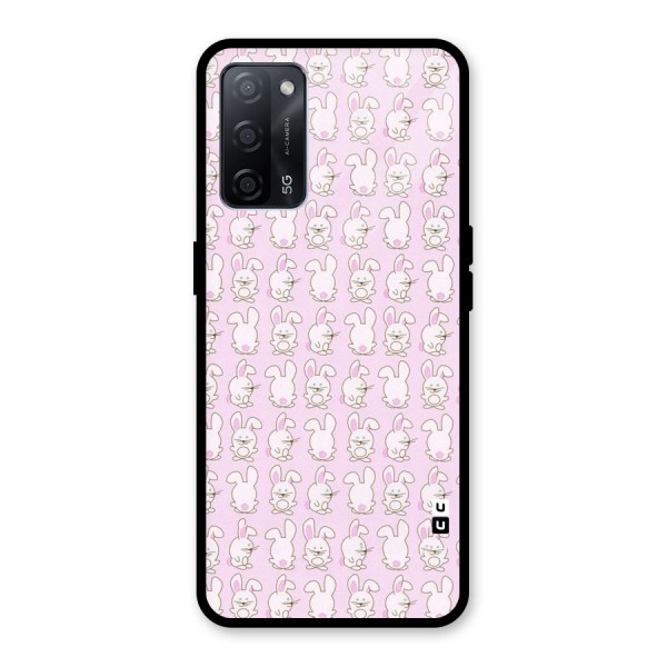 Bunny Cute Glass Back Case for Oppo A53s 5G