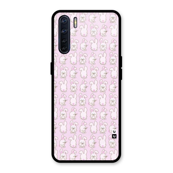 Bunny Cute Glass Back Case for Oppo F15