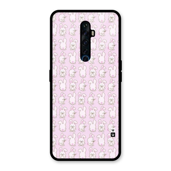 Bunny Cute Glass Back Case for Oppo Reno2 Z