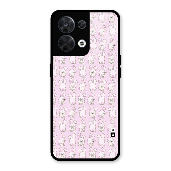 Bunny Cute Glass Back Case for Oppo Reno8 5G