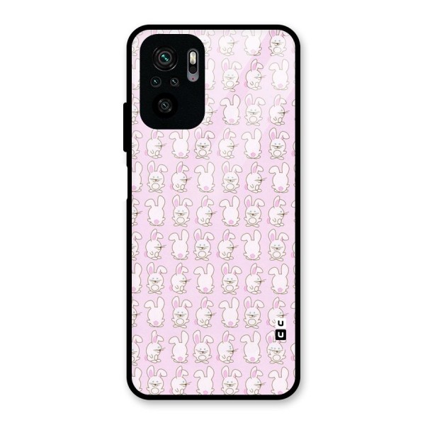 Bunny Cute Glass Back Case for Redmi Note 11 SE